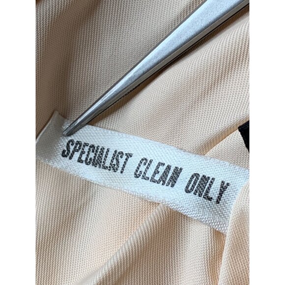 Vintage 80s Genuine Rabbit Fur Coat Size M Patchwork  RH10471 GUC Wide Sleeve - Picture 8 of 8